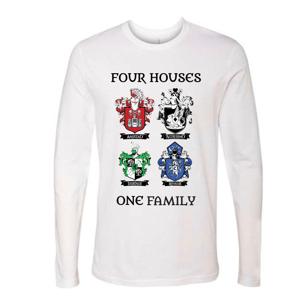 4 Houses 1 Family Long Sleeve Premuim The Ron Clark Academy