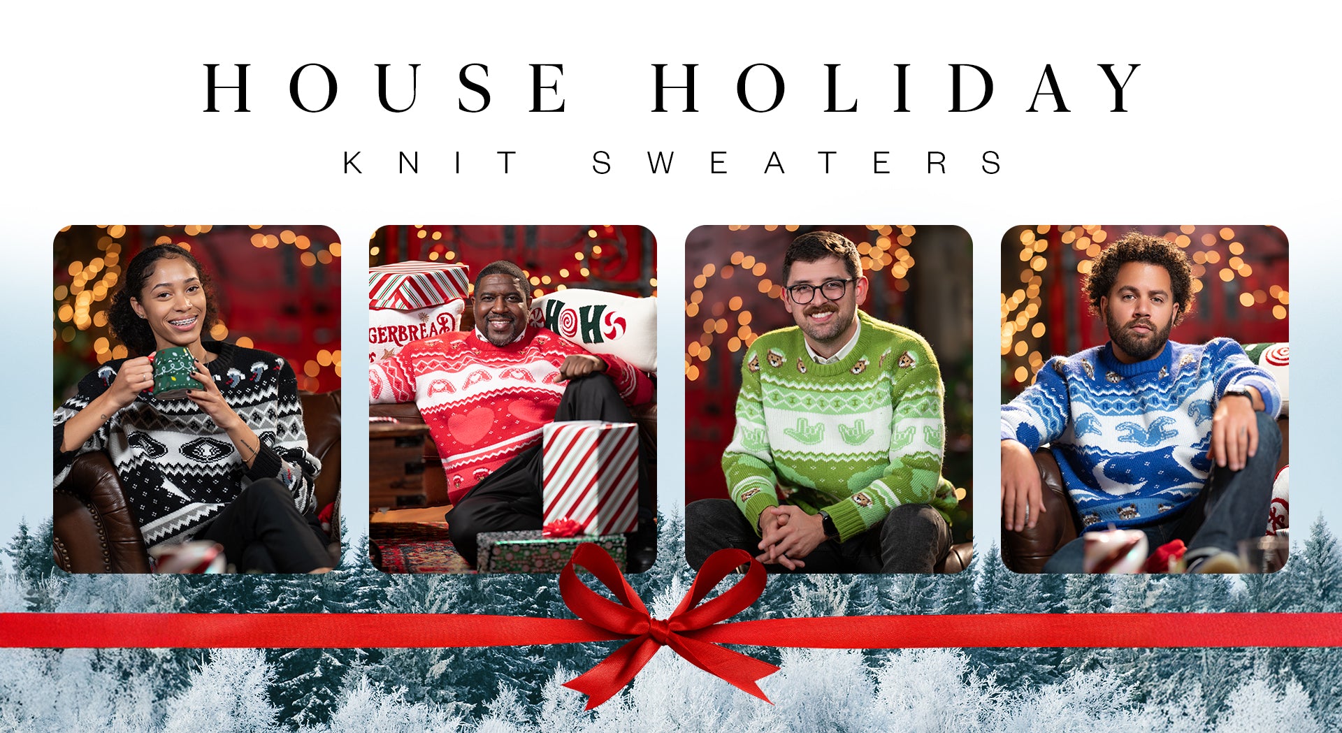 House Holiday Knit Sweater